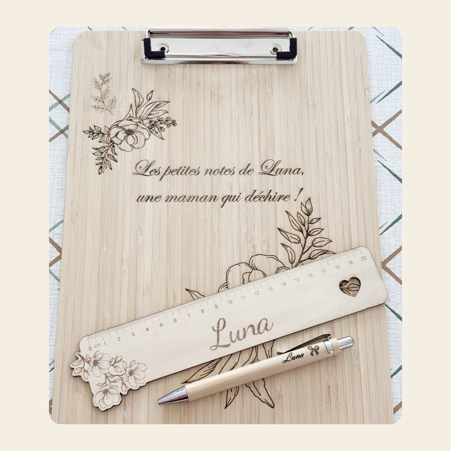 Coffret “Les petites notes de (prénom)”