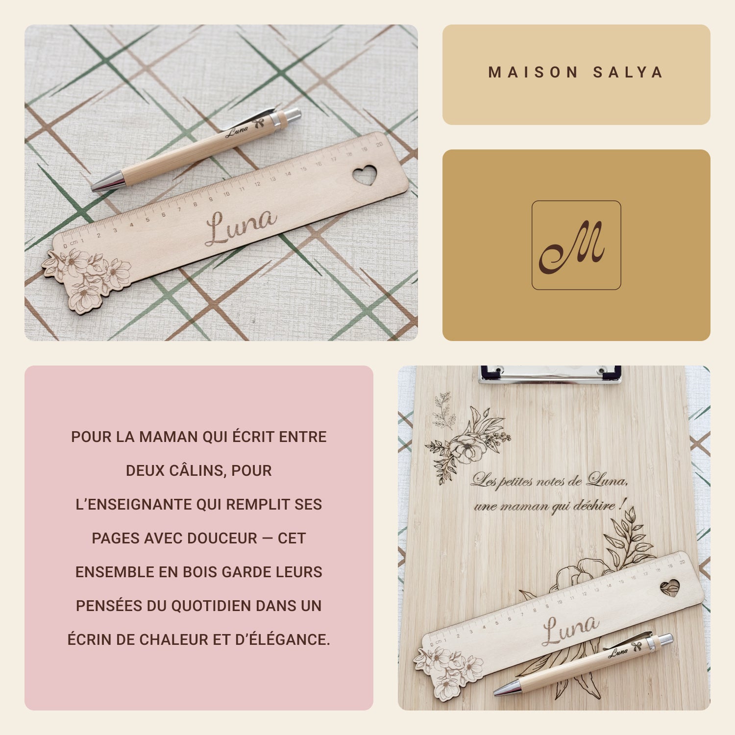 Coffret “Les petites notes de (prénom)”